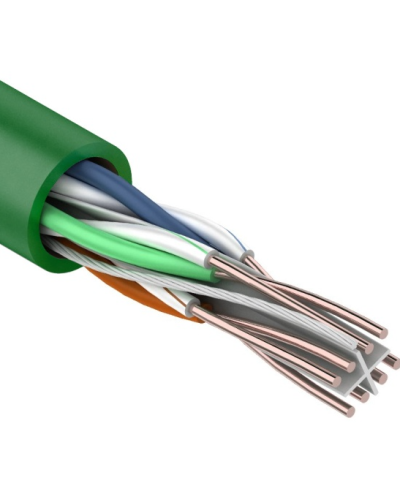 U/UTP, CAT 6, нг(А)-LSLTx, 4х2х0,575мм, 23AWG, INDOOR, SOLID, зеленый, 305м REXANT (01-0071). Кабель «витая пара» (LAN) для структурированных систем связи. Rexant в Санкт-Петербурге