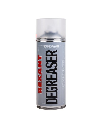 Очиститель обезжириватель DEGREASER, REXANT, 400 мл, аэрозоль (85-0006): Баллон с очистителем в Санкт-Петербурге