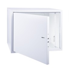 Шкаф телекоммуникационный 19 настенный антивандальный распашной 14U 600×500×700мм,(ШxГxВ) RAL 7035 (04-2254). Шкаф телекоммуникационный 19 настенный 14U. Rexant