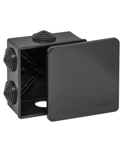 Коробка TYCO ОП 85х85х40мм УХЛ1 IP54 черный (67040Ч). Коробка распределительная. RuVinil в Санкт-Петербурге