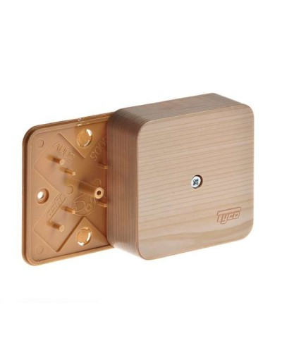 Коробка TYCO ОП 79х79х32мм IP40 сосна (65004-27М). Коробка распределительная. RuVinil в Санкт-Петербурге