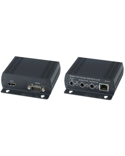 HE02. Комплект для передачи HDMI-сигнала и RS232. SC&T в Санкт-Петербурге