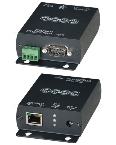 RS007. Преобразователь интерфейса RS485/RS422/RS232 в Ethernet. SC&T в Санкт-Петербурге