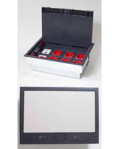 Люк на 8 постов (45х45), металл/пластик, с металлической коробкой, IP40 (300009). Люк. SPL в Санкт-Петербурге