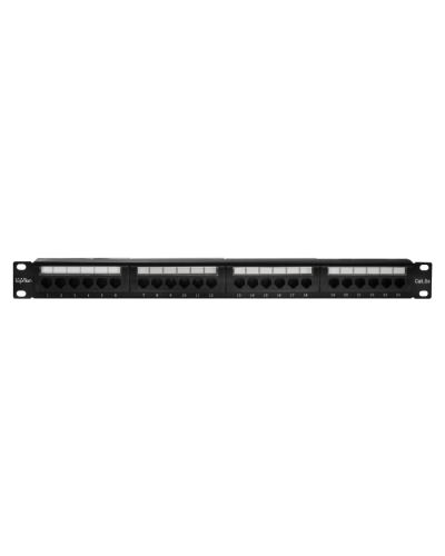 Патч-панель 19", 24хRJ-45, UTP, Cat.5e, 1U (10-0403): Патч-панель 19'' в Санкт-Петербурге