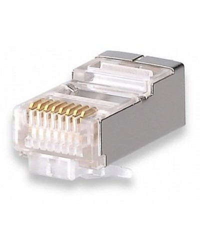 Коннекторы 8P8C FTP Cat.5e 3U (RJ-45) (100шт) (10-0201). Разъем RJ-45. SUPRLAN в Санкт-Петербурге