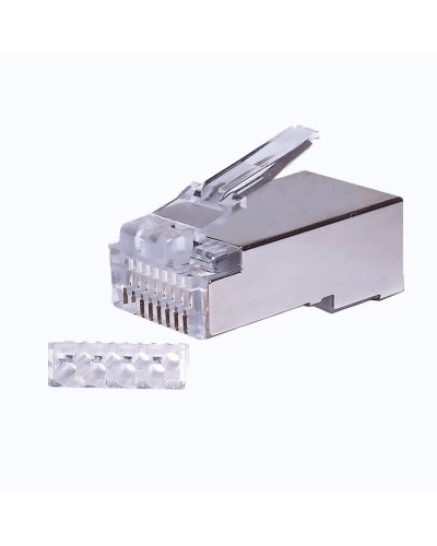 Коннекторы 8P8C FTP Cat.6 3U (RJ-45) (100шт) (10-0202). Разъем RJ-45. SUPRLAN в Санкт-Петербурге