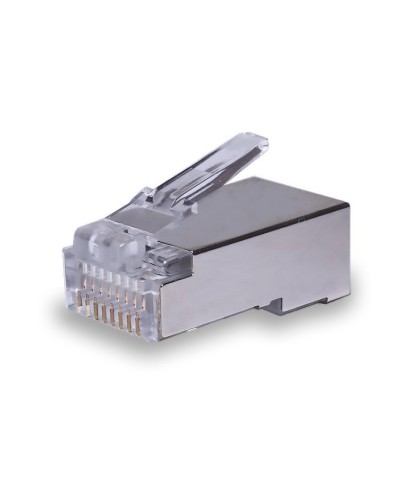 Коннекторы 8P8C FTP Cat.5e (RJ-45) (100шт) (10-0231). Разъем RJ-45. SUPRLAN в Санкт-Петербурге