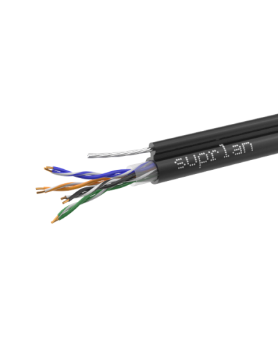 UTP Cat.5e 4x2xAWG24 Cu PE Outdoor T-FG8 (трос) Standard (01-0322-1). Кабель «витая пара» (LAN) для структурированных систем связи. SUPRLAN в Санкт-Петербурге