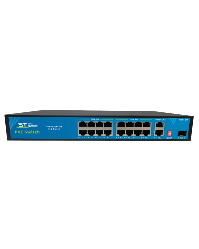 ST-S165POE PRO (версия 2). Сетевой PoE коммутатор. Space Technology в Санкт-Петербурге