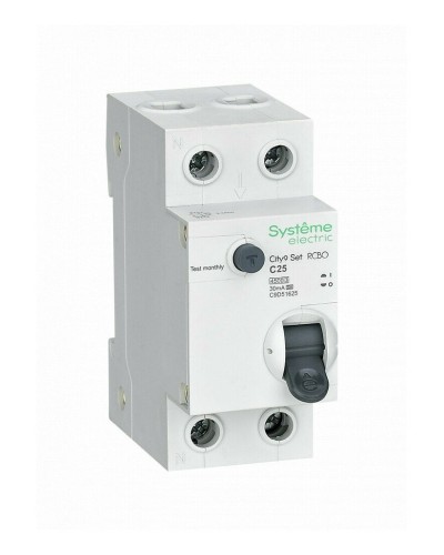 City9 Set 1P+N С 25А 4.5kA 30мА A 230В (C9D55625). Автоматический выключатель дифференциального тока. Systeme Electric в Санкт-Петербурге