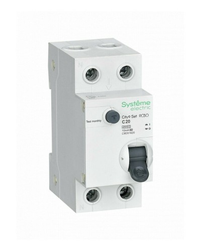 City9 Set 1P+N С 20А 4.5kA 10мА A 230В (C9D51620). Автоматический выключатель дифференциального тока. Systeme Electric в Санкт-Петербурге