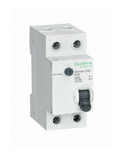 City9 Set 1P+N С 25А 4.5kA 10мА A 230В (C9D51625). Автоматический выключатель дифференциального тока. Systeme Electric в Санкт-Петербурге