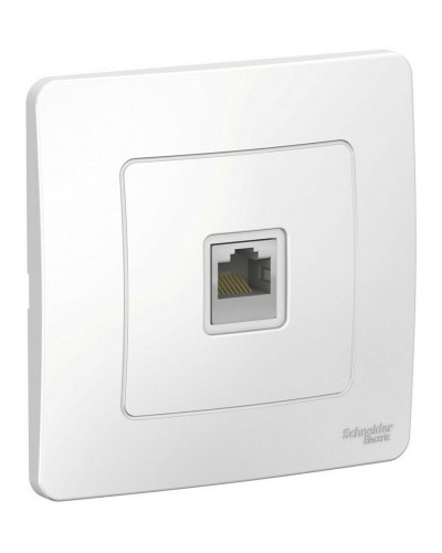 BLANCA розетка RJ45 1-местная, кат. 5Е, скрытой установки, белый (BLNIS045001). Розетка компьютерная. Systeme Electric в Санкт-Петербурге