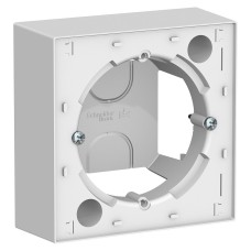 AtlasDesign коробка для наружного монтажа, белая (ATN000100). Коробка для наружного монтажа. Systeme Electric