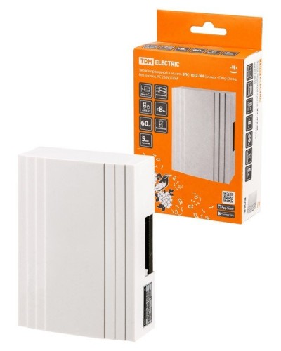 ЗПС-10/2-ЭМ, эл.мех - Ding-Dong, без кнопки, AC 230V (SQ1901-0046). Звонок проводной. TDM ЕLECTRIC в Санкт-Петербурге