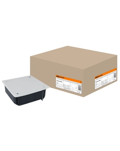 Распаячная коробка СП 115х115х45мм, крышка, метал. лапки, IP20, TDM (SQ1403-0008). Распаячная коробка СП. TDM ЕLECTRIC в Санкт-Петербурге