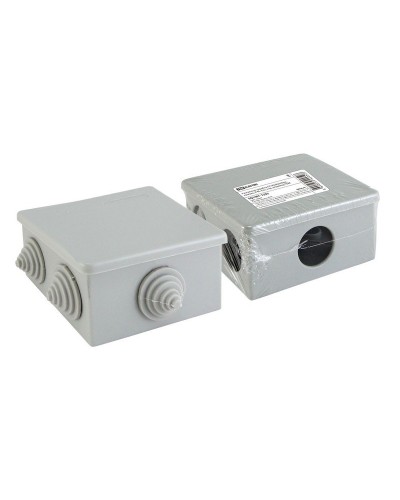 Распаячная коробка ОП 80х80х40мм, крышка, IP44, 6 вх. TDM (SQ1401-1235). Распаячная коробка ОП. TDM ЕLECTRIC в Санкт-Петербурге