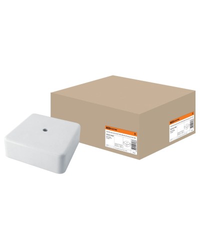 Коробка КР 100х100х44 ОП белая, IP40 (SQ1401-0209). Распаячная коробка. TDM ЕLECTRIC в Санкт-Петербурге