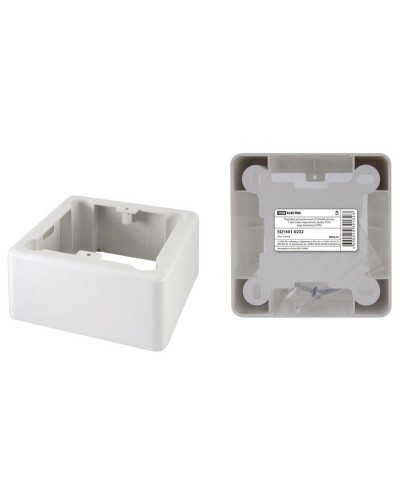 Коробка установочная ОП 85х85х42мм, 1-местная, подъемная, белая, IP20 TDM (SQ1401-0232). Коробка установочная ОП. TDM ЕLECTRIC в Санкт-Петербурге