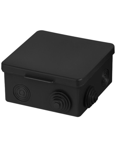 Распаячная коробка ОП 100х100х55мм, крышка, IP54, 8вх., черная TDM (SQ1401-0913). Распаячная коробка ОП. TDM ЕLECTRIC в Санкт-Петербурге