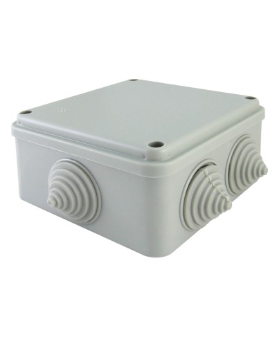 Коробка ОП 100х100х50мм, крышка на винтах, IP55, 6 вх. (SQ1401-1234). Распаячная коробка. TDM ЕLECTRIC в Санкт-Петербурге