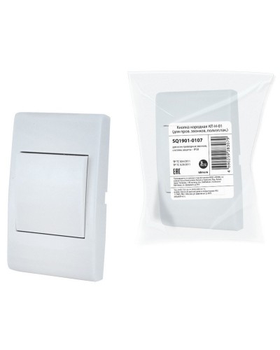 КП-Н-01 (SQ1901-0107). Кнопка для проводных звонков. TDM ЕLECTRIC в Санкт-Петербурге