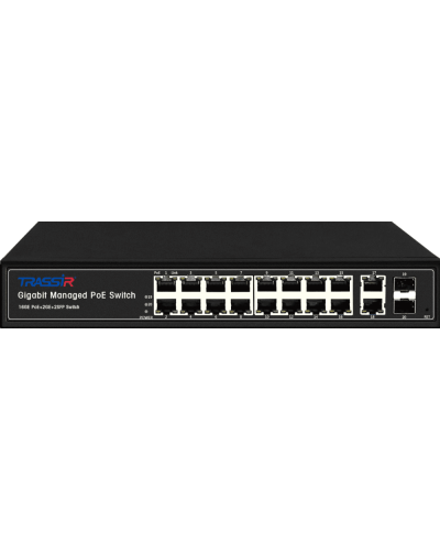 TR-NS24202S-300-16PoE. Коммутатор с PoE. Trassir в Санкт-Петербурге