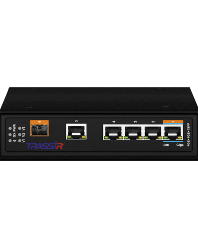TR-NS15061S-150-4POE. Коммутатор с PoE. Trassir в Санкт-Петербурге