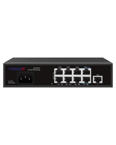 TR-NS1109-120-8PoE. Коммутатор с PoE. Trassir в Санкт-Петербурге