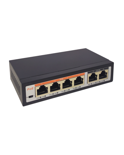 TI-204P, SIP коммутатор. Коммутатор с питанием по PoE. True-IP в Санкт-Петербурге