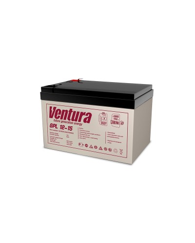 Ventura GPL 12-15. Аккумулятор герметичный свинцово-кислотный. Ventura в Санкт-Петербурге