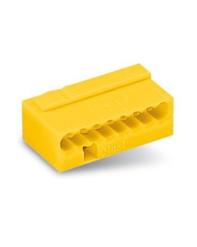 WAGO 243-508 Клемма MICRO 8-проводная желтая. Клемма для распределительных коробок. WAGO в Санкт-Петербурге