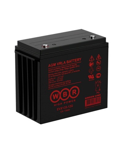 WBR EVX135-12G. Аккумулятор герметичный свинцово-кислотный. WBR в Санкт-Петербурге