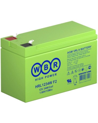 WBR HRL1234W F2. Аккумулятор герметичный свинцово-кислотный. WBR в Санкт-Петербурге