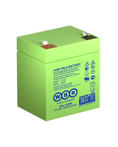 WBR HRL1225W. Аккумулятор герметичный свинцово-кислотный. WBR в Санкт-Петербурге