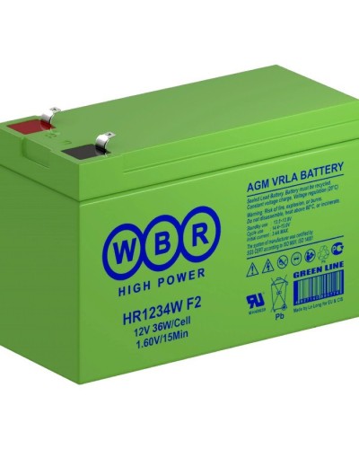 WBR HR1234W F2. Аккумулятор герметичный свинцово-кислотный. WBR в Санкт-Петербурге