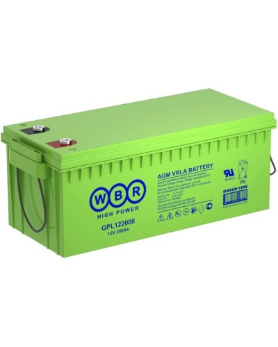 WBR GPL122000. Аккумулятор герметичный свинцово-кислотный. WBR в Санкт-Петербурге
