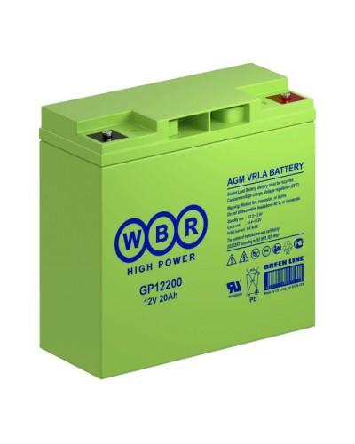 WBR GP12200. Аккумулятор герметичный свинцово-кислотный. WBR в Санкт-Петербурге