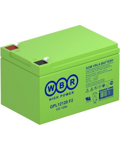 WBR GPL12120 F2. Аккумулятор герметичный свинцово-кислотный. WBR в Санкт-Петербурге