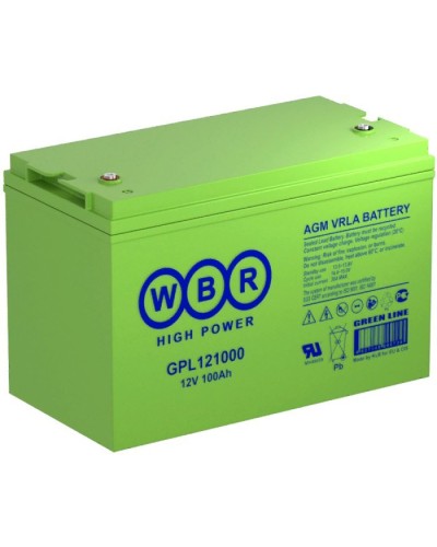WBR GPL121000A. Аккумулятор герметичный свинцово-кислотный. WBR в Санкт-Петербурге