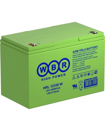 WBR HRL12330W. Аккумулятор герметичный свинцово-кислотный. WBR в Санкт-Петербурге