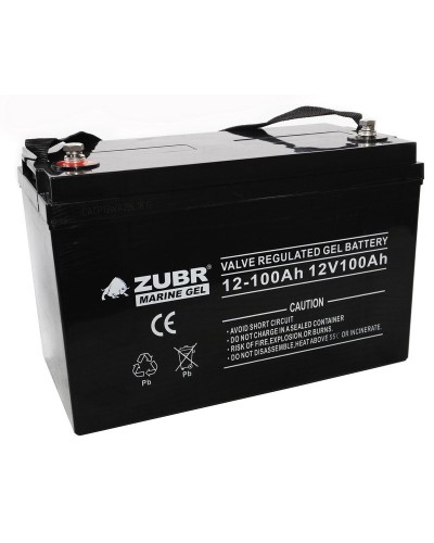 ZUBR MARINE GEL NPG 12-100 (12V, 100Ah). Аккумулятор герметичный свинцово-кислотный. ZUBR в Санкт-Петербурге