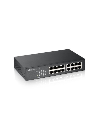 GS1100-16-EU0103F. Коммутатор 16xGE, rack 19, бесшумный. ZYXEL в Санкт-Петербурге