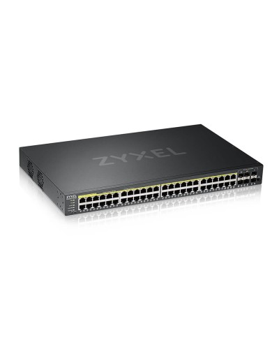 GS2220-50HP-EU0101F. Коммутатор гибридный L2 PoE+ rack 19. ZYXEL в Санкт-Петербурге
