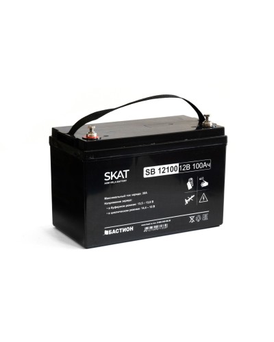 SKAT SB 12100 (2542). Аккумулятор герметичный свинцово-кислотный. Бастион в Санкт-Петербурге