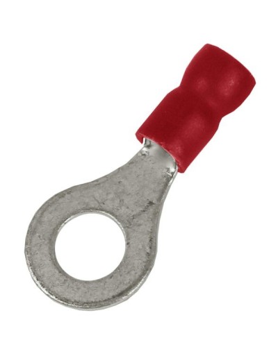 Наконечник НКИ 0,25-1,5 М10 (D10,5мм) с отверстием под винт (100 шт) (2A10P-EE-PVC). Наконечник с отверстием под винт и изолированным фланцем ПВХ. ДКС в Санкт-Петербурге