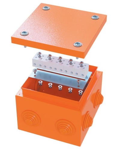 Коробка FS 150х150х80 4P (FSK31410): Коробка ответвительная огнестойкая стальная в Санкт-Петербурге