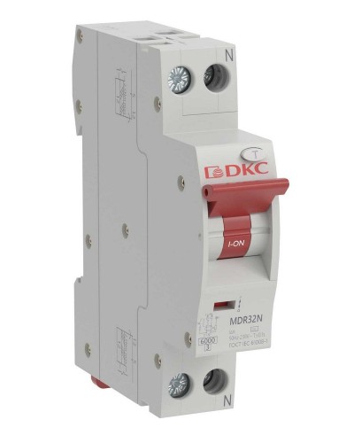 YON max MDR, 1P+N, 10mA, 10A, 6kA, А (MDR32N-1N1C10-A). Компактный автоматический выключатель дифференциального тока. ДКС в Санкт-Петербурге