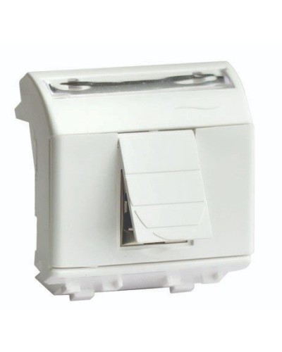 Розетка RJ-45 Brava 2 модуля слоновая кость (75450S): Розетка компьютерная с двумя разъёмами в Санкт-Петербурге
